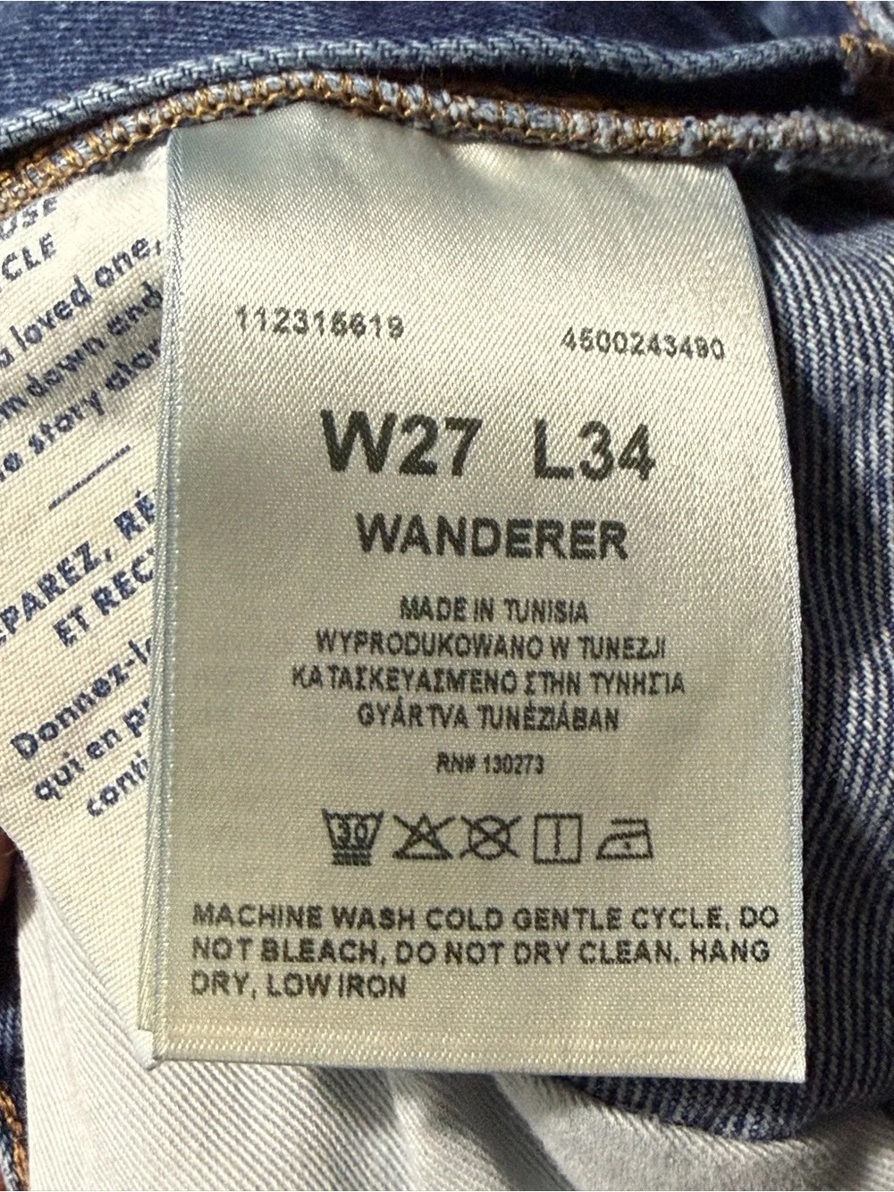 Wrangler Indigood Wanderer Flare Jeans Women's 27 Button Fly High Rise Western
